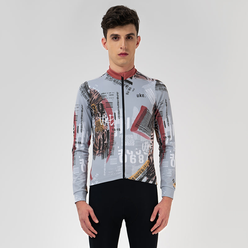 Men's Training Thermal Cycling Jacket-Nostalgic