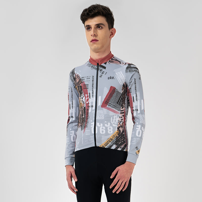 Men's Training Thermal Cycling Jacket-Nostalgic