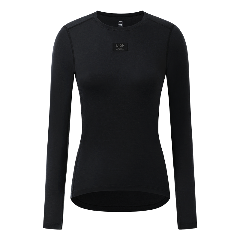 Women's Merino Wool L/S Base Layer PR-1 Phoenix Song-Black