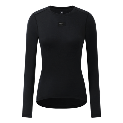 Women's Merino Wool L/S Base Layer PR-1 Phoenix Song-Black