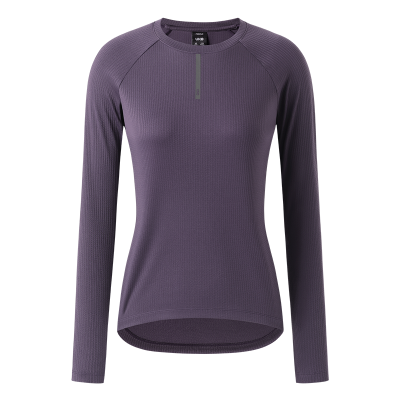 Capa base térmica de manga larga para mujer CL-1 Yougu-Morado