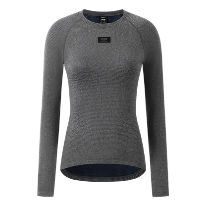 Women's Merino Wool L/S Base Layer SI-1 Youwu-Dark Hemp Gray