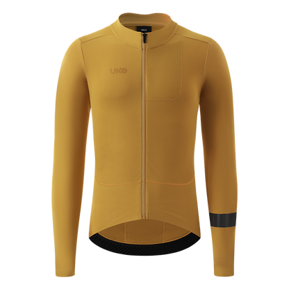 Men's Thermal Cycling Jersey CL-1 Shadow Chaser-Glauco Yellow