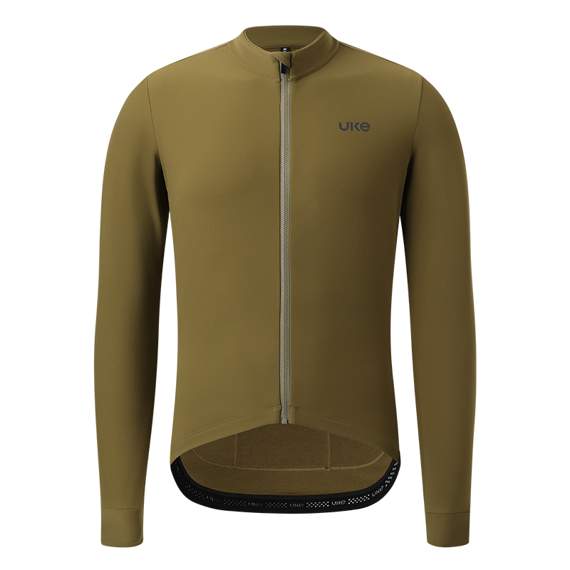 Men's Training Thermal Cycling Jacket Ocean-Moss Green