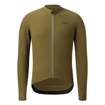 Men's Training Thermal Cycling Jacket Ocean-Moss Green