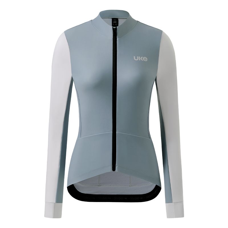 Women's Thermal LS Jersey CL-1 Riding Rhyme-Pale Blue Grey