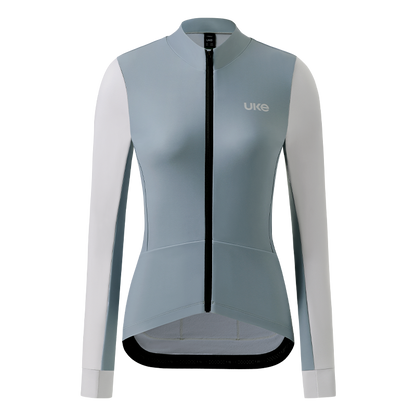 Women's Thermal LS Jersey CL-1 Riding Rhyme-Pale Blue Grey