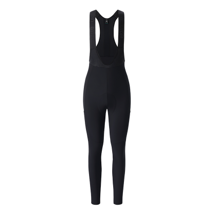 Women's Thermal Cargo Bib Tights CL-1 Qingye-Black