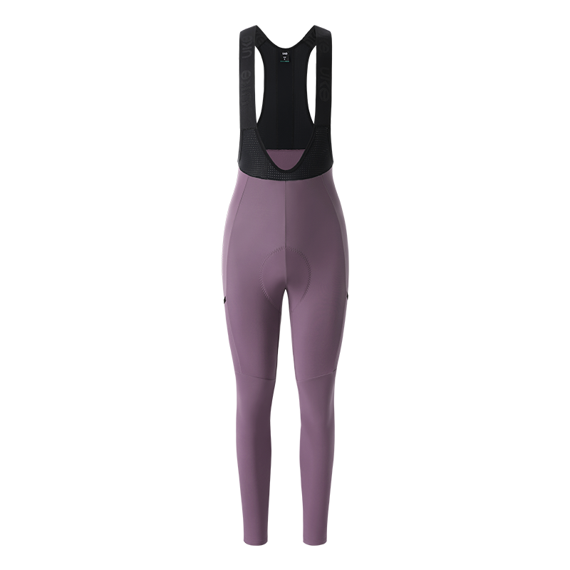 Women's Thermal Cargo Bib Tights CL-1 Qingya-Wisteria