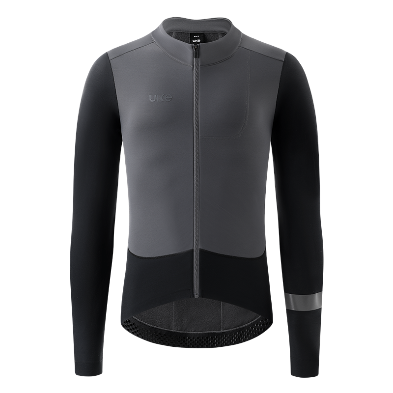 Men's Thermal Cycling Jersey CL-1 Shadow Chaser-Goose Grey