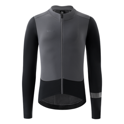 Men's Thermal Cycling Jersey CL-1 Shadow Chaser-Goose Grey