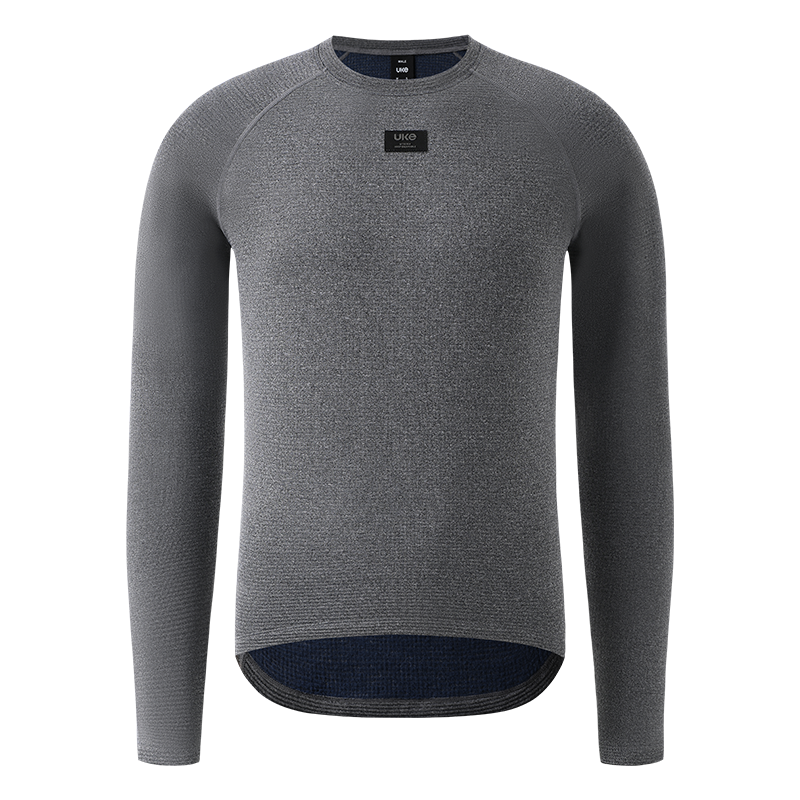 Men's Merino Wool L/S Base Layer SI-1 Shanyue-Dark Hemp Gray