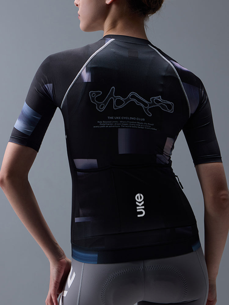 Women's Short Cycling Jersey AJ12
