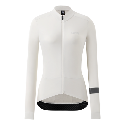 Women's Thermal Cycling Jacket CL-1 Chasing Dreams-Milk White