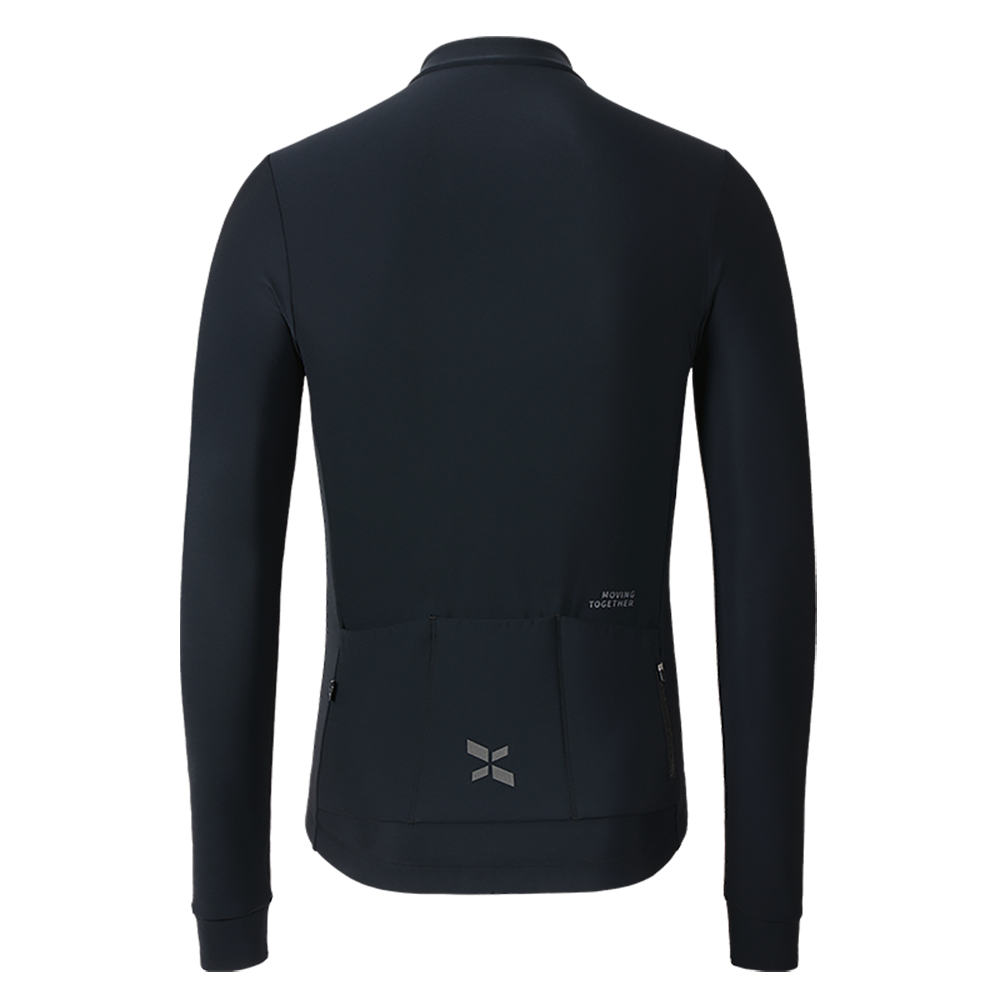 Men's Training Thermal Cycling Jacket Ocean-Black