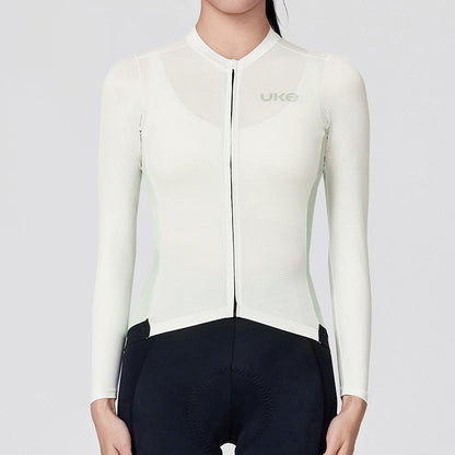 Women's LS Jersey CL-1 Moonlight-Grass Green