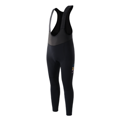 Men's Windproof Thermal Bib Tights PR-1 Shan Sui-Black