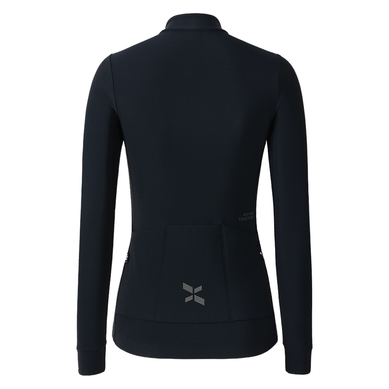 Women's Training Thermal Cycling Jersey Jade-Black