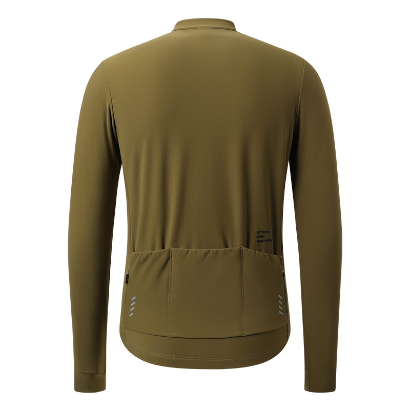 Men's Training Thermal Cycling Jacket Ocean-Moss Green