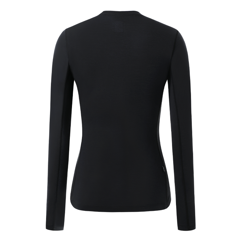Women's Merino Wool L/S Base Layer PR-1 Phoenix Song-Black