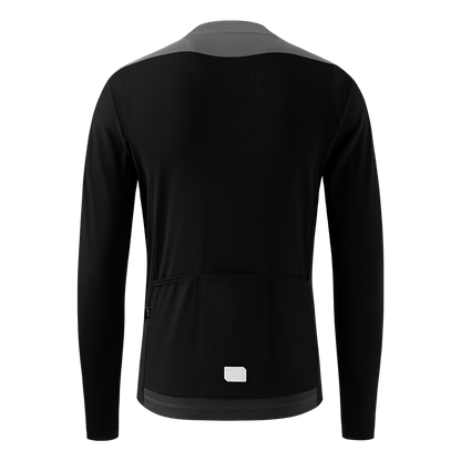 Men's Windproof Thermal Cycling Jacket CL-1 Speed Shadow-Grey Black