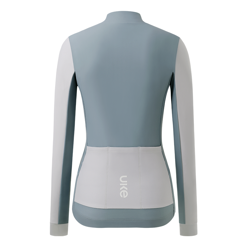 Women's Thermal LS Jersey CL-1 Riding Rhyme-Pale Blue Grey