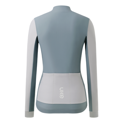 Women's Thermal LS Jersey CL-1 Riding Rhyme-Pale Blue Grey