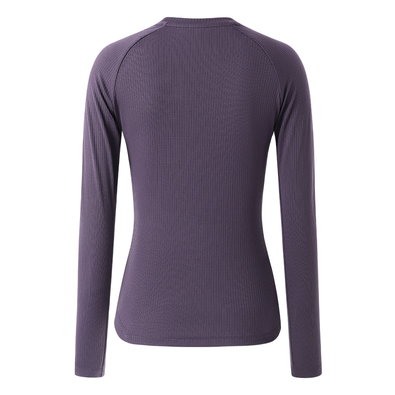 Capa base térmica de manga larga para mujer CL-1 Yougu-Morado