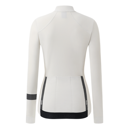 Women's Thermal Cycling Jacket CL-1 Chasing Dreams-Milk White