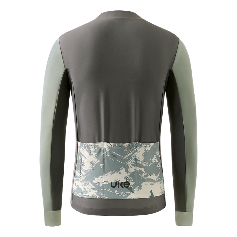 Men's Thermal LS Jersey CL-1 Wind Wing-Flower Coffee