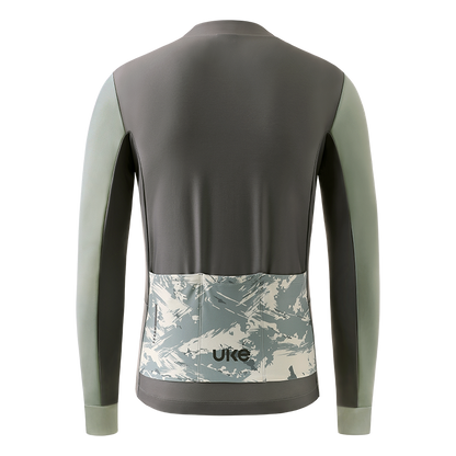 Men's Thermal LS Jersey CL-1 Wind Wing-Flower Coffee