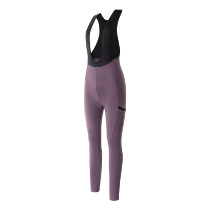 Women's Thermal Cargo Bib Tights CL-1 Qingya-Wisteria