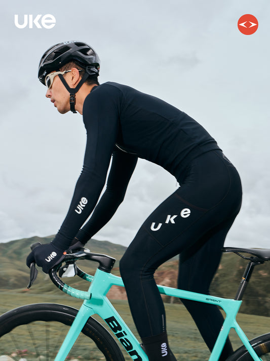 Men's Autumn/Winter Thermal Cargo Bib Tights CP915
