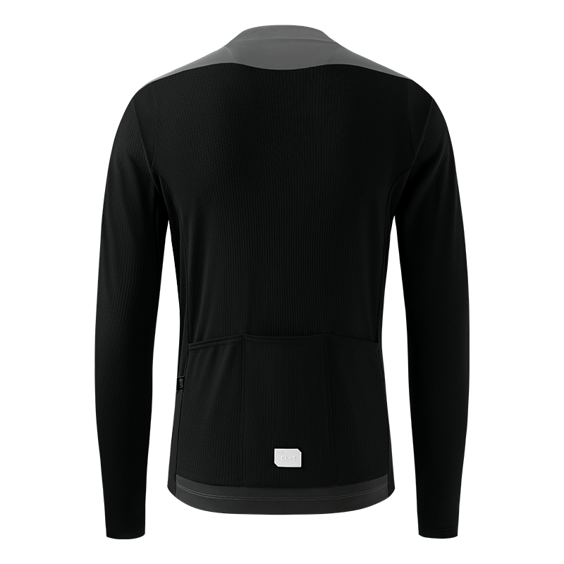 Men's Windproof Thermal Cycling Jacket CL-1 Speed Shadow-Grey Black
