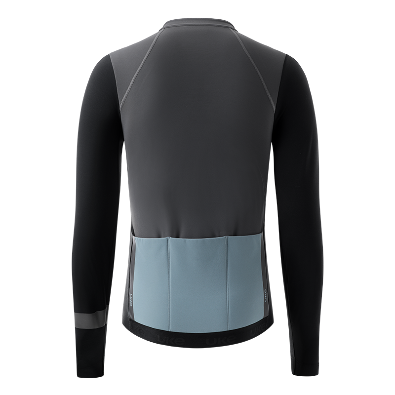 Men's Thermal Cycling Jersey CL-1 Shadow Chaser-Goose Grey