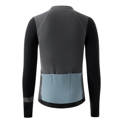 Men's Thermal Cycling Jersey CL-1 Shadow Chaser-Goose Grey