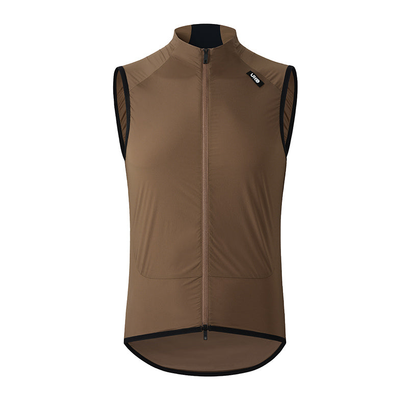 Men's Cycling Gilet CL-1 Yixing-Oil Chestnut Brown
