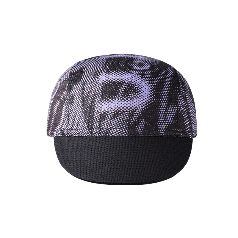 UKE Cycling Cap High Dome - Purple eggplant