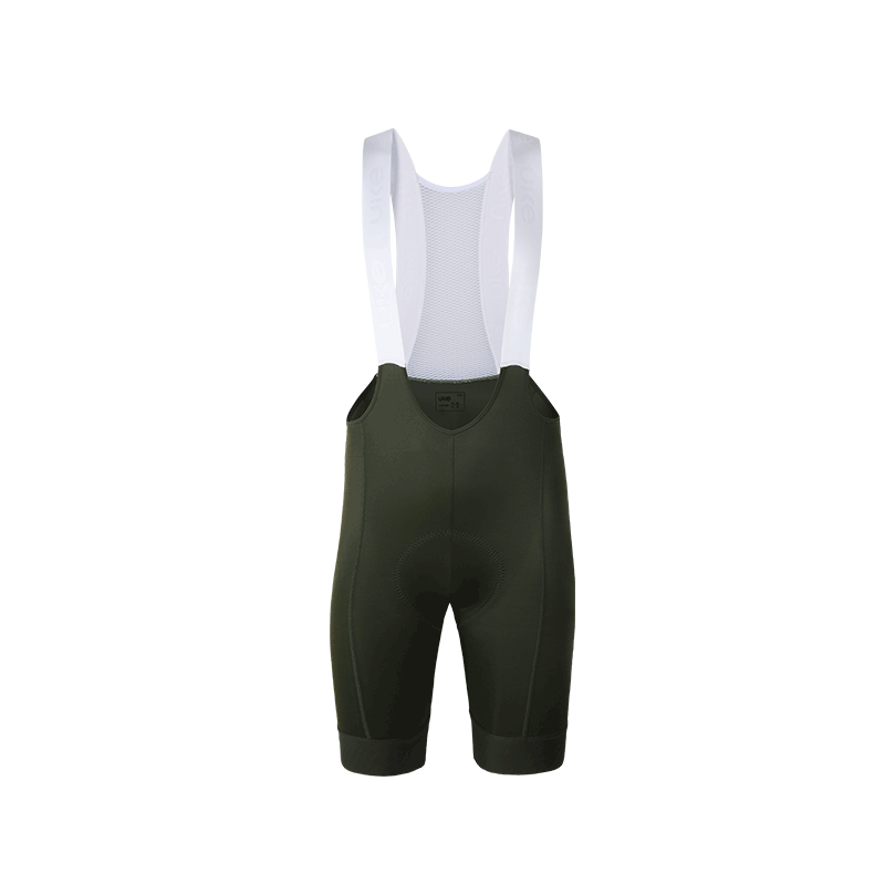Men's Bib Shorts Eit cushion Xiangshi -Army green