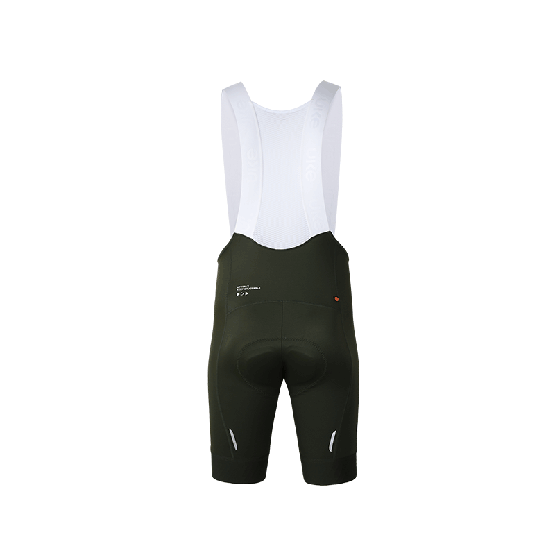 Men's Bib Shorts Eit cushion Xiangshi -Army green