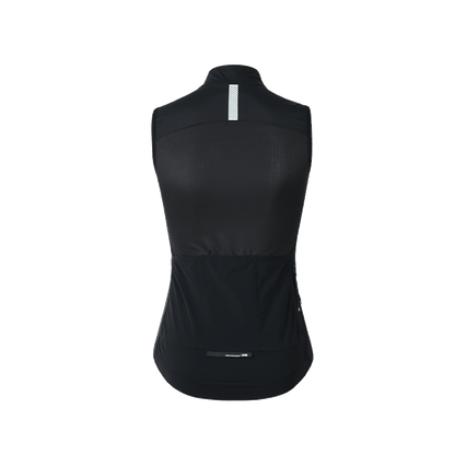 Women's Cycling Gilet CL-1 Flourishing -Black