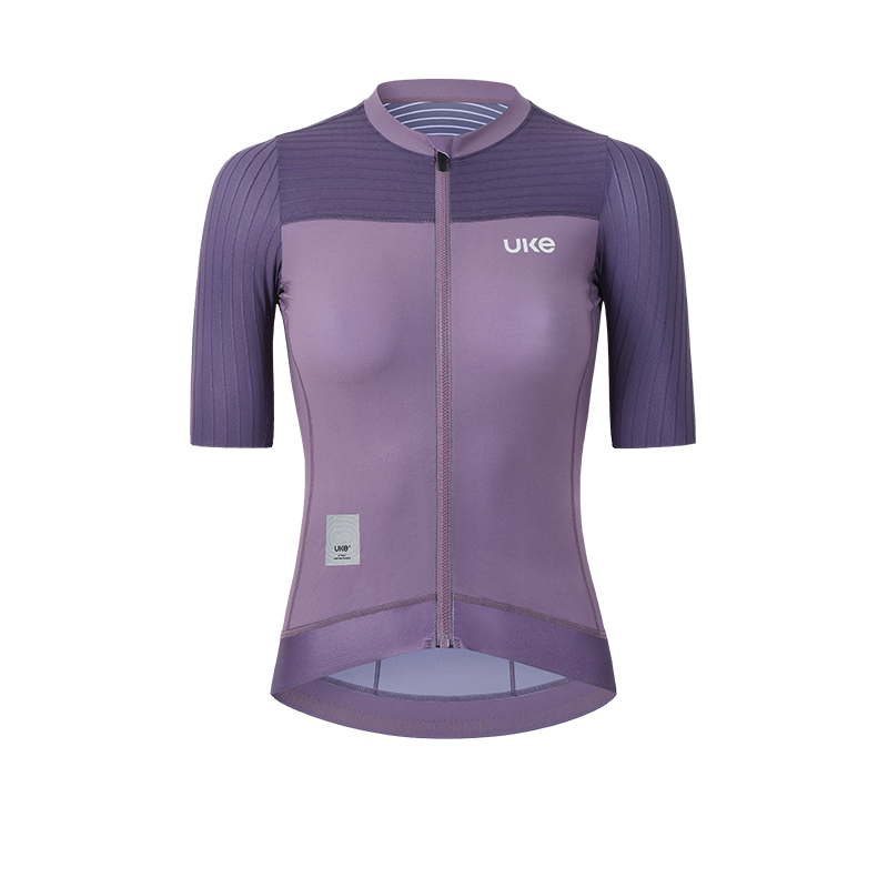 Women's Short Jersey Road  RP600-Deep plum purple