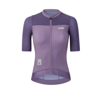 Women's Short Jersey Road  RP600-Deep plum purple