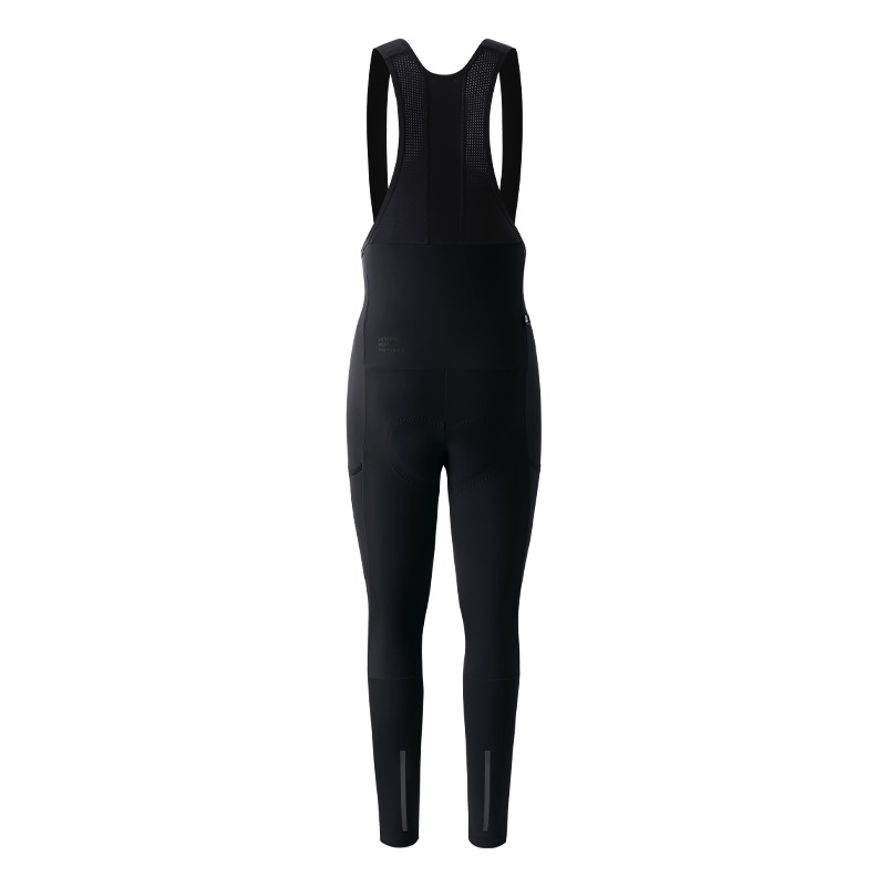 Women's Thermal Cargo Bib Tights CL-1 Qingye-Black