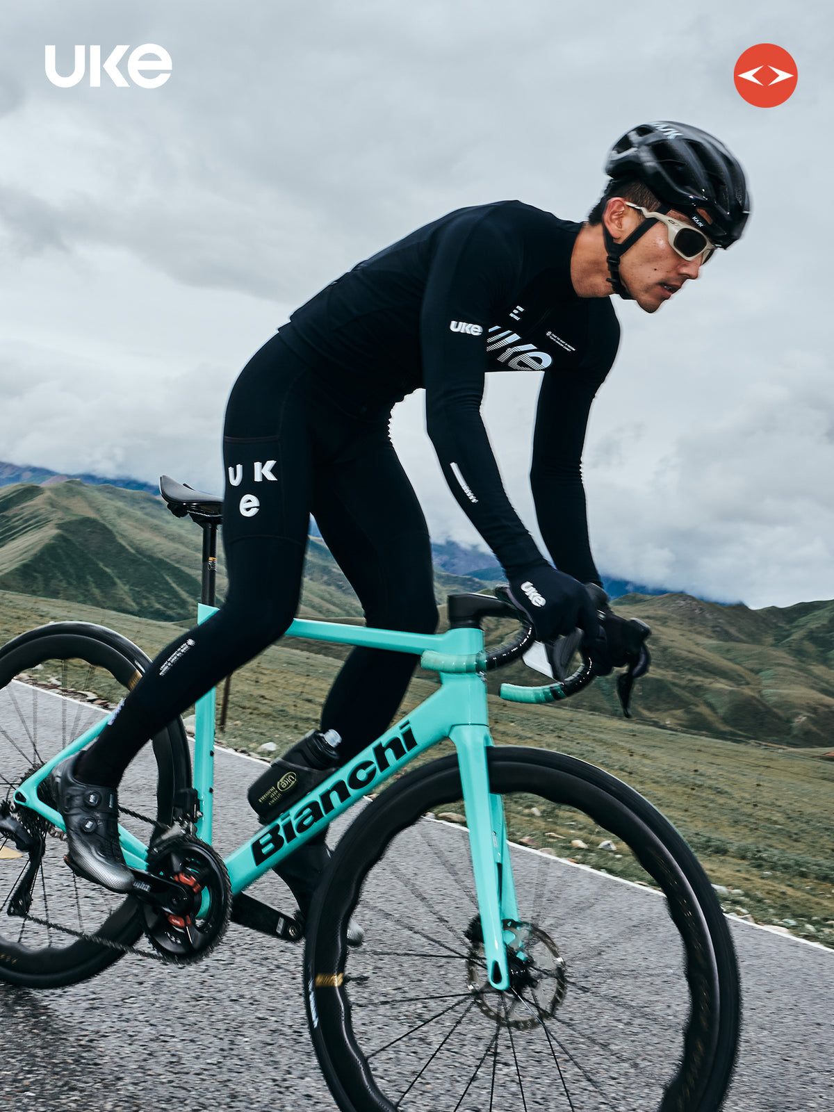 Men's Autumn/Winter Thermal Cargo Bib Tights CP915