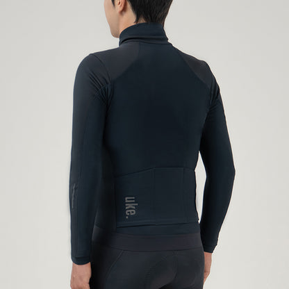 Chaqueta térmica de ciclismo de entrenamiento para hombre Negro-Galaxia