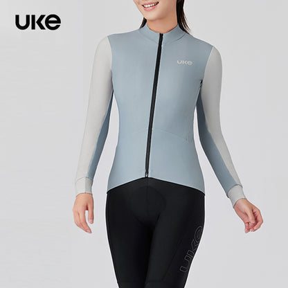 Women's Thermal LS Jersey CL-1 Riding Rhyme-Pale Blue Grey