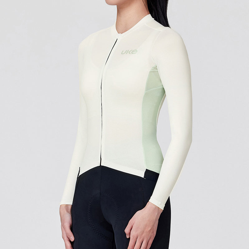 Women's LS Jersey CL-1 Moonlight-Grass Green