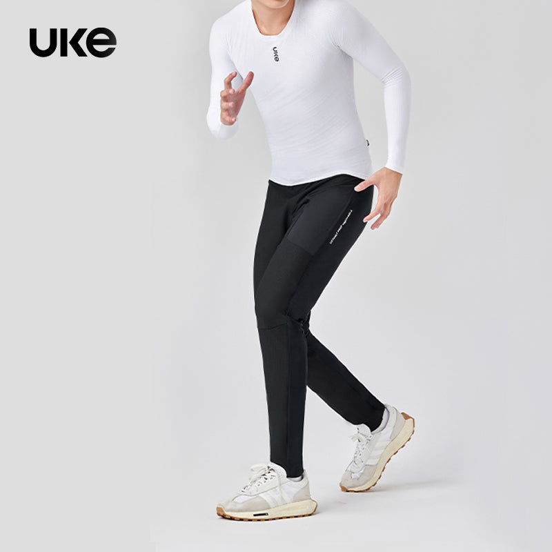Men's Windproof Thermal Tights CL-1 Thunder Trace（No cushion）-Black