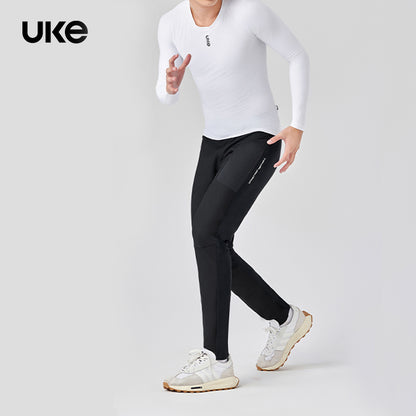 Men's Windproof Thermal Tights CL-1 Thunder Trace（No cushion）-Black